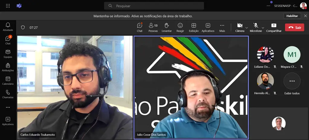 Reunião ONLINE — 2024, SENAI Jacareí