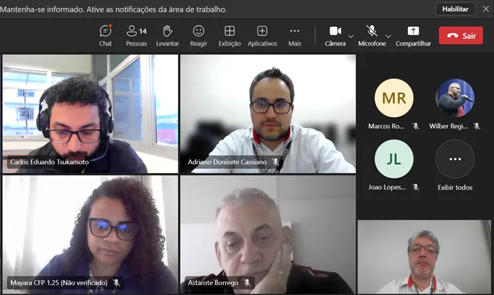 Reunião ONLINE — 2024, SENAI Jacareí